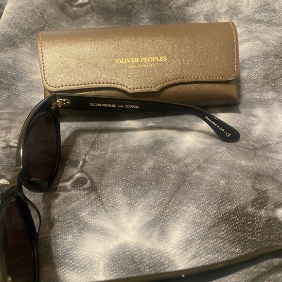 Oliver Peoples Navy/Black Cat Eye Sunglasses - Picture 3 of 6
